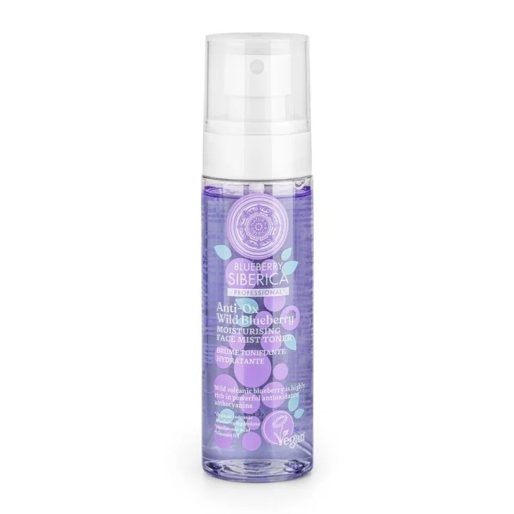NATURA SIBERICA BLUEBERRY PROFESSIONAL ANTI OX WILD BLUEBERRYBRUME TONIFIANTE HYDRATANTE 100ML