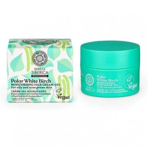 NATURA SIBERICA BEREZA POLAR WHITE BIRCH GEL CREME HYDRATANT 50ML
