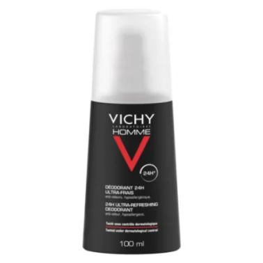 VICHY HOMME DEODORANT ULTRA-FRAIS 24H VAPORISATEUR 100ML
