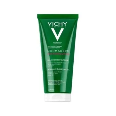 VICHY NORMADERM PHYTOSOLUTION GEL PURIFIANT INTENSE PEAUX GRASSES 200ML VICHY NORMADERM PHYTOSOLUTION GEL PURIFIANT INTENSE PEAUX GRASSES 200ML