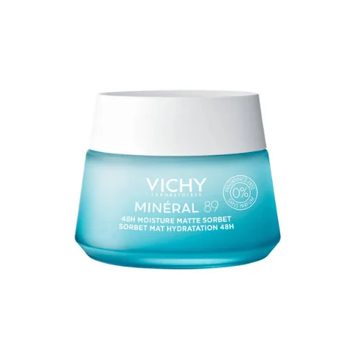 VICHY MINERAL 89 SORBET MAT HYDRATATION 48H PEAU MIXTE A GRASSE 50ML