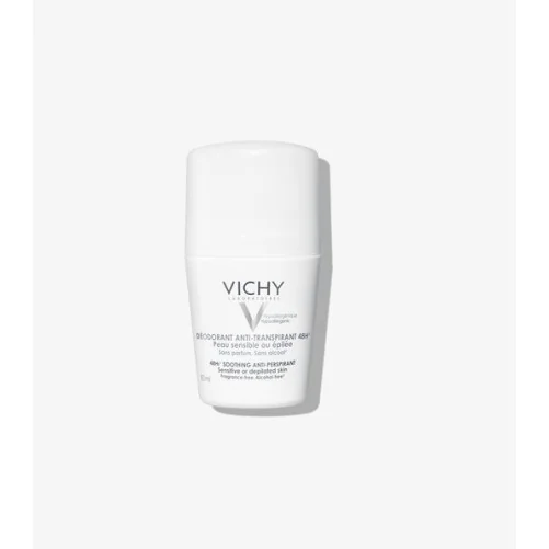 VICHY DEODORANT ANTI TRANSPIRANT 48H PEAUX SENSIBLES 50ML