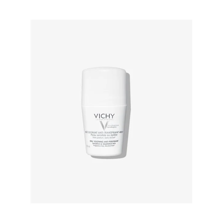 VICHY DEODORANT ANTI TRANSPIRANT 48H PEAUX SENSIBLES 50ML