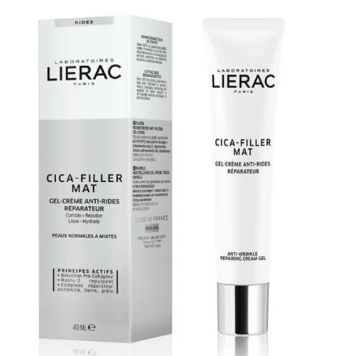 LIERAC CICA-FILLER GEL-CREME MAT ANTI-RIDES REPARATEUR 40ML