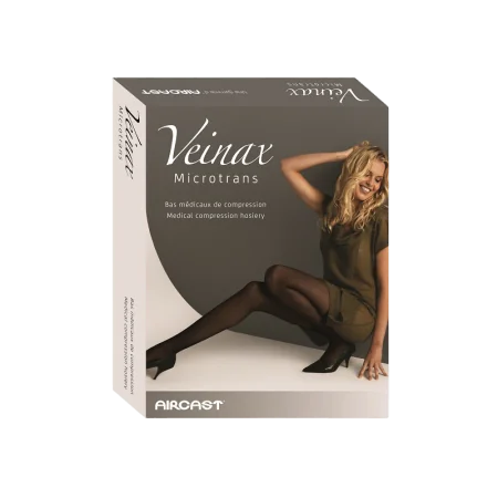 VEINAX FEMME CHAUSSETTE DE CONTENTION MICROTRANS CLASSE 2 PIEDS FERMES