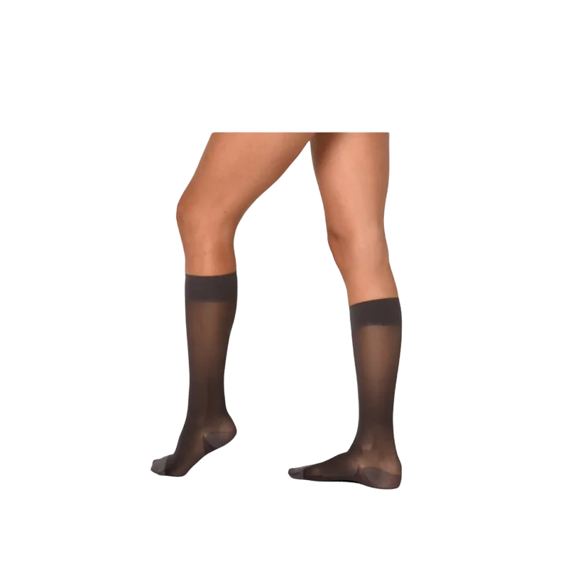 VEINAX FEMME CHAUSSETTE DE CONTENTION TRANSPARENT CLASSE 2 PIEDS FERMES