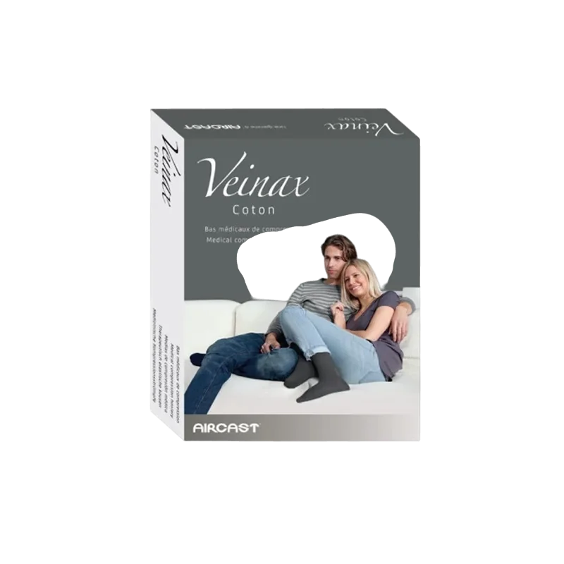 VEINAX HOMME CHAUSSETTE DE CONTENTION COTON CLASSE 2
