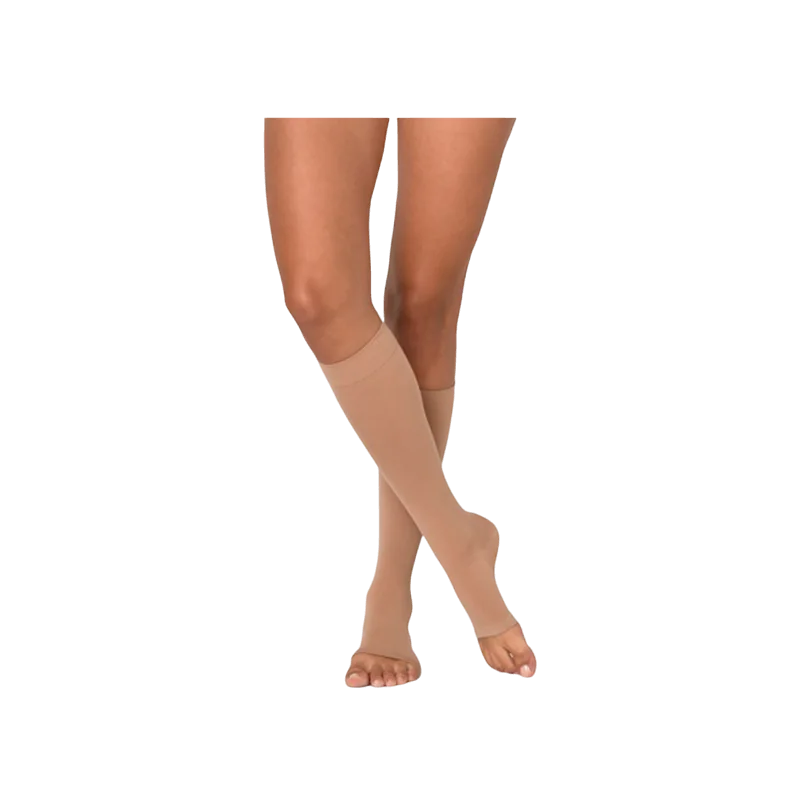 VEINAX FEMME CHAUSSETTE DE CONTENTION TRANSPARENT CLASSE 2 PIEDS OUVERTS