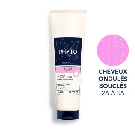PHYTO BOUCLES GEL-CRÈME DÉFINITION BOUCLES JOUR 1 150ML