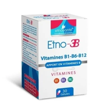 ETNOSANTE ETNO-3B APPORT EN VITAMINES B 30 GELULES