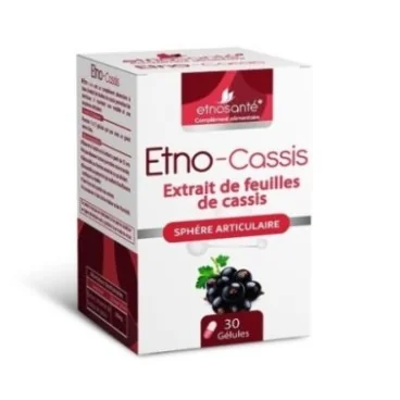 ETNOSANTÉ ETNO CASSIS EXTRAIT DE FEUILLES DE CASSIS — 30 CAPSULES