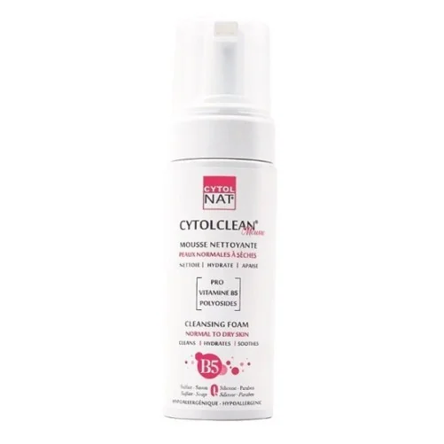 CYTOL CLEAN MOUSSE NETTOYANTE PEAUX NORMALES A SECHES 150ML