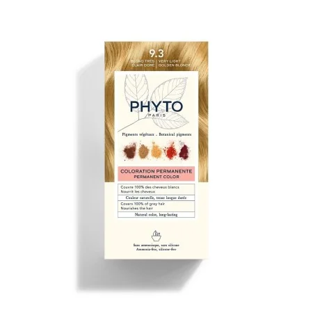 PHYTO COLORATION PHYTO 9.3 BLOND TRÈS CLAIR DORÉ