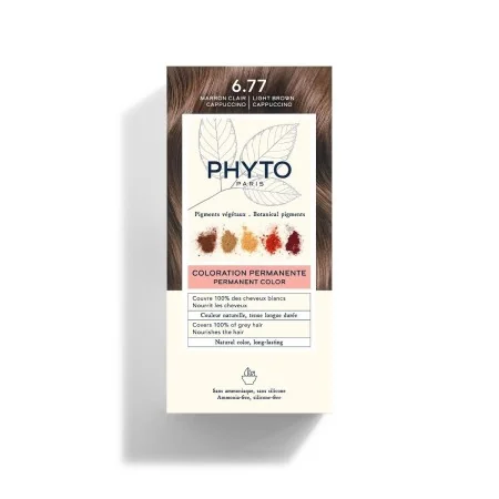 PHYTO COLORATION PHYTO 6.77 MARRON CLAIR CAPPUCCINO