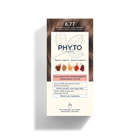 PHYTO COLORATION PHYTO 6.77 MARRON CLAIR CAPPUCCINO