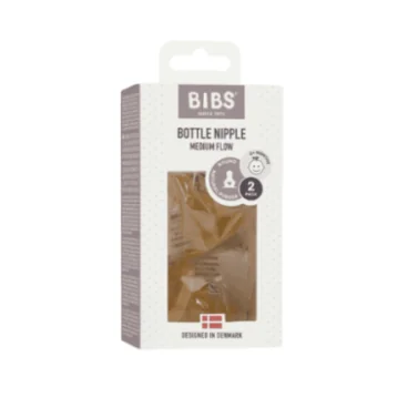 BIBS BOTTLE NIPPLE TETINES MEDIUM FLOW LOT DE 2