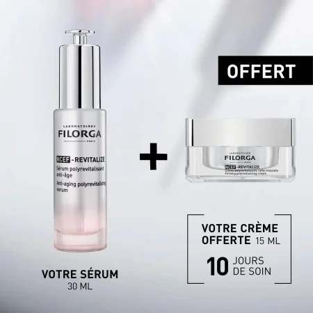 FILORGA COFFRET NCEF -REVITALIZE SERUM POLYREVITALISANT 30ML+CREME RAFFERMISSANTE 15ML (OFFERT)