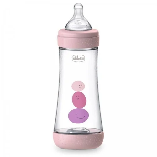 CHICCO PERFECT-5 SILICONE BOTTLE 300ML 4M+