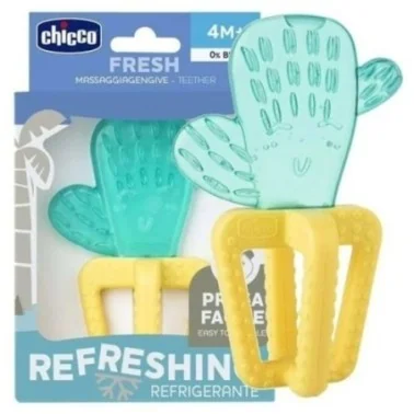 CHICCO ANNEAU DE DENTITION RÉFRIGERANT AVEC EAU CACTUS 4M+