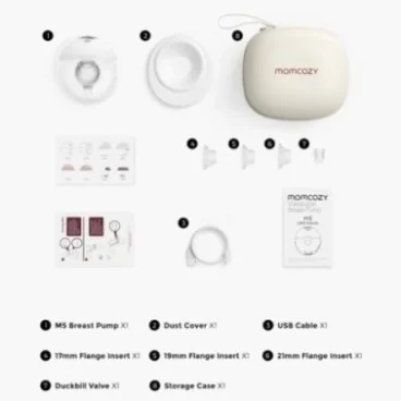 MOMCOZY M5 TIRE-LAIT MAINS LIBRES AVEC 4 TAILLES