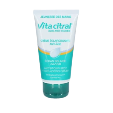 VITA CITRAL SOIN ANTI TACHES CREME ECLAIRCISSANTE MAINS ANTI ÂGE 75ML VITA CITRAL SOIN ANTI TACHES CREME ECLAIRCISSANTE MAINS ANTI ÂGE 75ML
