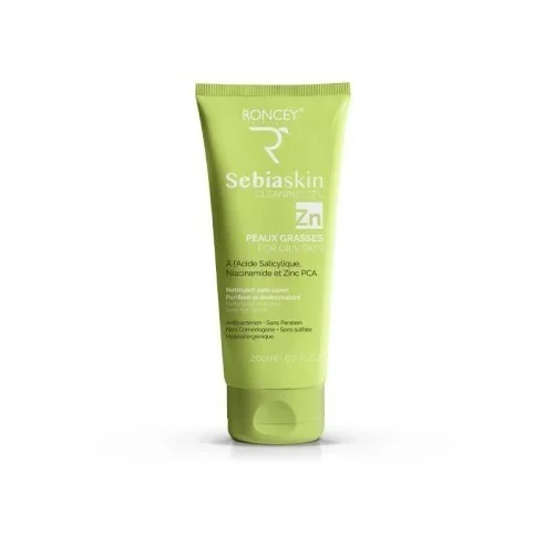 RONCEY SEBIASKIN GEL NETTOYANT PEAUX GRASSES 200ML