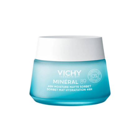 VICHY MINERAL 89 SORBET MAT HYDRATATION 48H PEAU MIXTE A GRASSE 50ML
