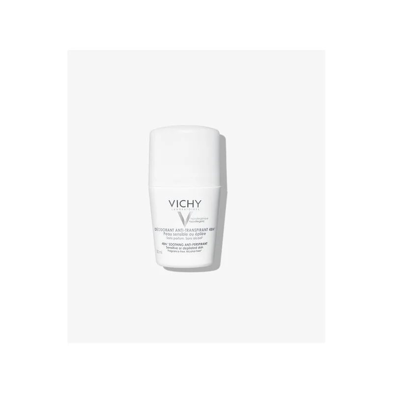 VICHY DEODORANT ANTI TRANSPIRANT 48H PEAUX SENSIBLES 50ML