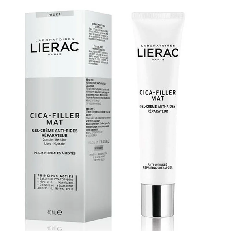 LIERAC CICA-FILLER GEL-CREME MAT ANTI-RIDES REPARATEUR 40ML