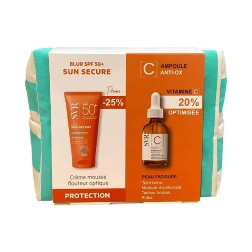SVR TROUSSE AMPOULE ANTI OX VITAMINE C 20% 30ML+SVR SUN SECURE BLUR SPF50+ 50ML (-25%)