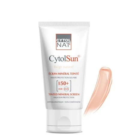 CYTOLNAT CYTOLSUN ECRAN SPF50+ TEINTE BEIGE NATUREL 50ML