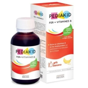 PEDIAKID FER + VITAMINES B SIROP 125ML