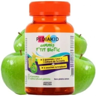 PEDIAKID GOMMES PROBIOTIQUES OURSONS 60 OURSONS
