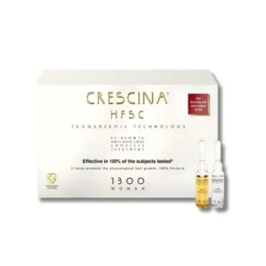 CRESCINA TTT COMPLET (ANTI CHUTE+REPOUSSE) 1300 FEMME 10 +10 AMPOULES