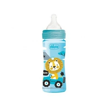 CHICCO BIBERON WELL BEING EN POLYPROPYLENE 250 ML FLUX MOYEN 2M+