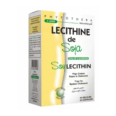 PHYTOTHERA LECITHINE DE SOJA 45 GELULES