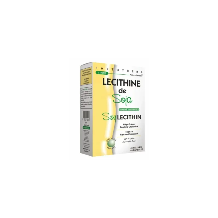 PHYTOTHERA LECITHINE DE SOJA 45 GELULES