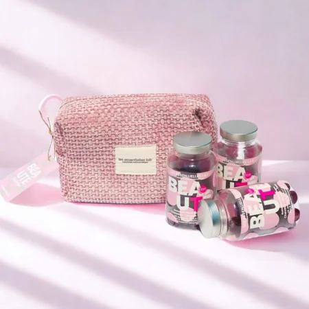 LES ESSENTIELLES LAB TROUSSE BEAUTE GUMMIES FRUITS ROUGES 3 BOITES