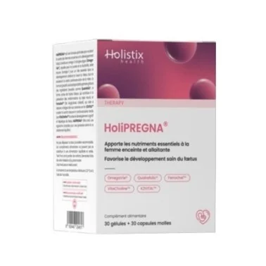 HOLISTIX HOLIPREGNA 30 GÉLULES + 30 CAPSULES HOLISTIX HOLIPREGNA 30 GÉLULES + 30 CAPSULES