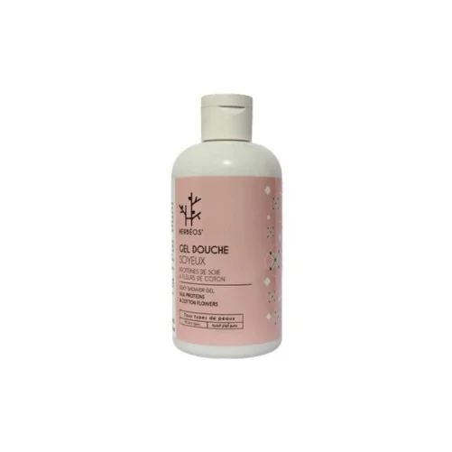 HERBEOS GEL DOUCHE PROTEINES DE SOIE ET FLEUR DE COTON 250ML