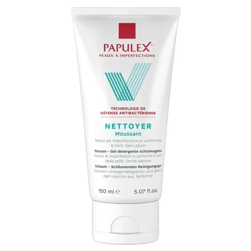 PAPULEX GEL NETTOYANT MOUSSANT SANS SAVON 150ML