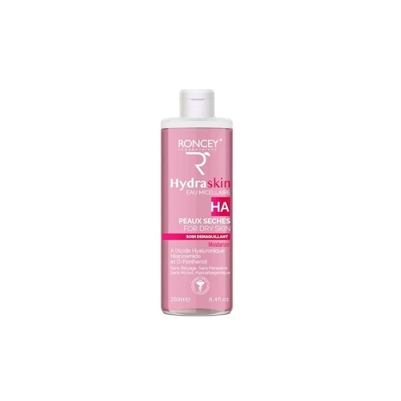 RONCEY EAU MICELLAIRE HYDRASKIN POUR PEAU SÈCHE 250ML