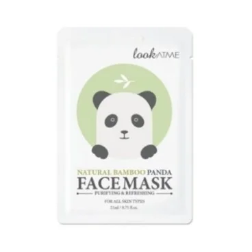 LOOK AT ME MASQUE FACIAL NATUREL DE PANDA EN BAMBOU