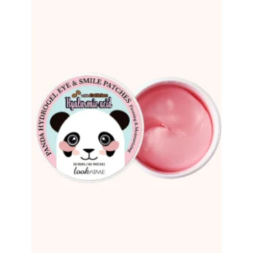 LOOK AT ME PATCHS OCULAIRES PANDA HYDROGEL À L'ACIDE HYALURONIQUE ET À LA CAFÉINE