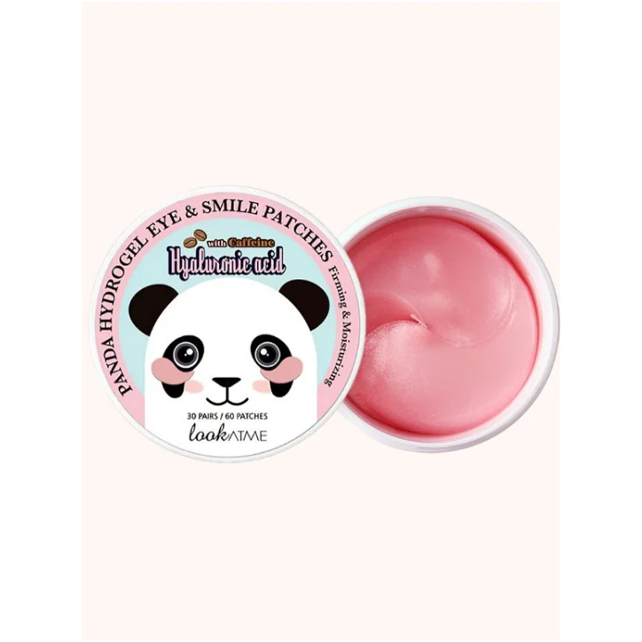 LOOK AT ME PATCHS OCULAIRES PANDA HYDROGEL À L'ACIDE HYALURONIQUE ET À LA CAFÉINE
