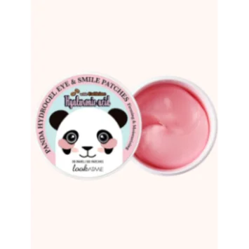 LOOK AT ME PATCHS OCULAIRES PANDA HYDROGEL À L'ACIDE HYALURONIQUE ET À LA CAFÉINE