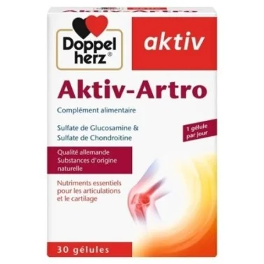 AKTIV ARTRO GLUCOSAMINE + CHONDROÏTINE 30 COMPRIMÉS AKTIV ARTRO GLUCOSAMINE + CHONDROÏTINE 30 COMPRIMÉS