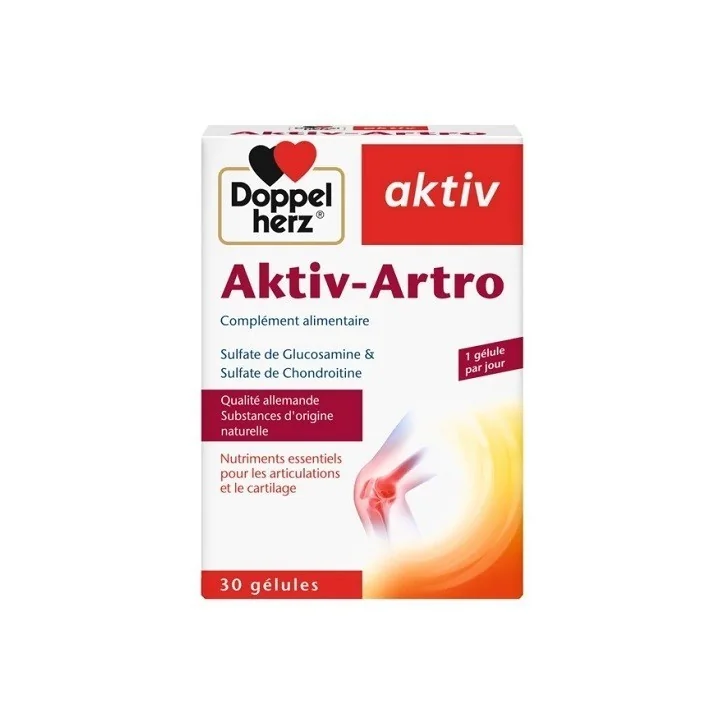 AKTIV ARTRO GLUCOSAMINE + CHONDROÏTINE 30 COMPRIMÉS