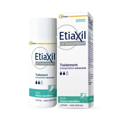 ETIAXIL DÉTRANSPIRANT LOTION PIEDS PEAUX SENSIBLES 100ML