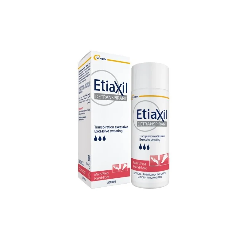ETIAXIL DÉTRANSPIRANT LOTION PIED ET MAIN 100ML